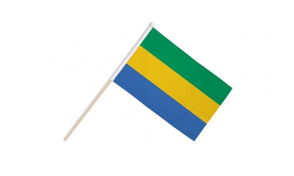 Gabon Hand Flags